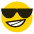 Smiley Emoji - Cool - als Plug-On