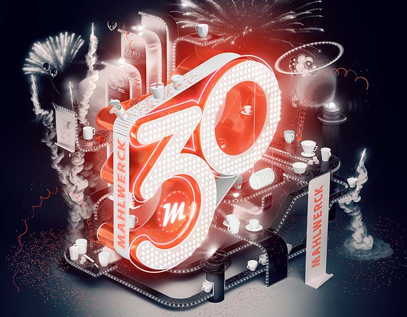Mahlwerck Porzellan 30-Jahre Jubiläum