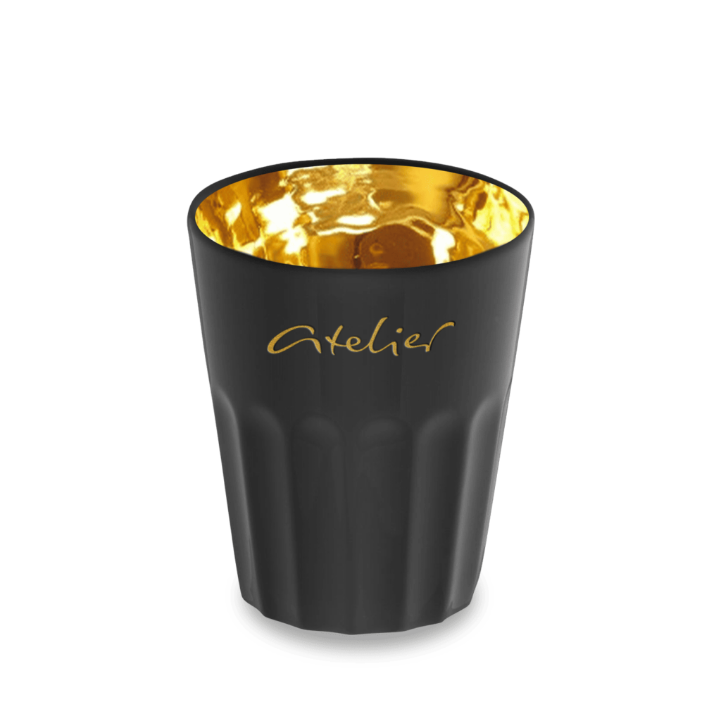 Form 491 Kaffeebecher French Taste midi Nanometall gold Atelier