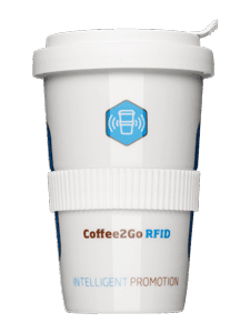 Coffee to Go Becher mit RFID Chip