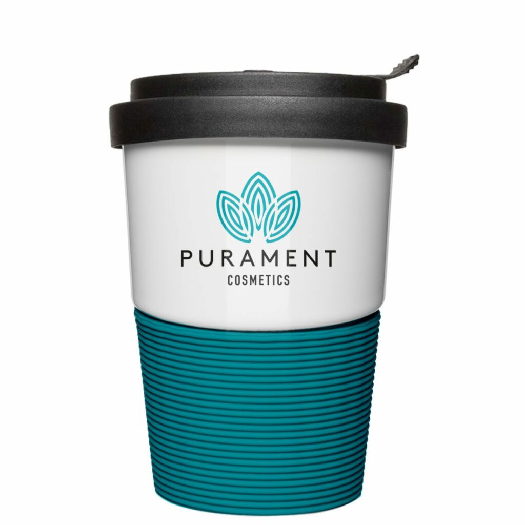 Coffee2Go Logobecher in Corporate Design - Mahlwerck Porzellan