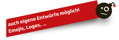 Eigene Emoij mit Logo / Firmenloge herstellen lassen, jetzt anfragen