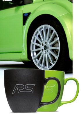 Tassen für Merchandising vollflächig eingefärbt mit Logo - Mahlwerck Porzellan