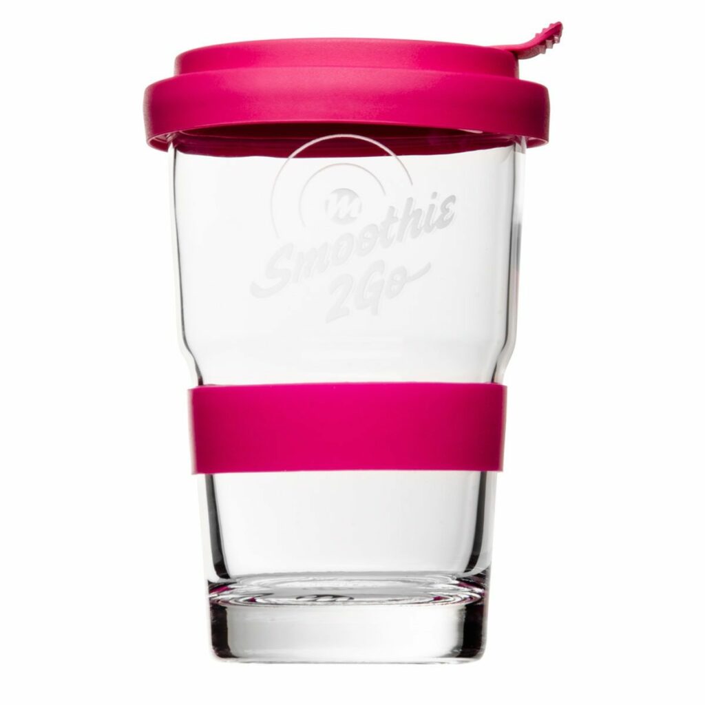 Smoothie Becher mit Deckel to Go - Mahlwerck Form361