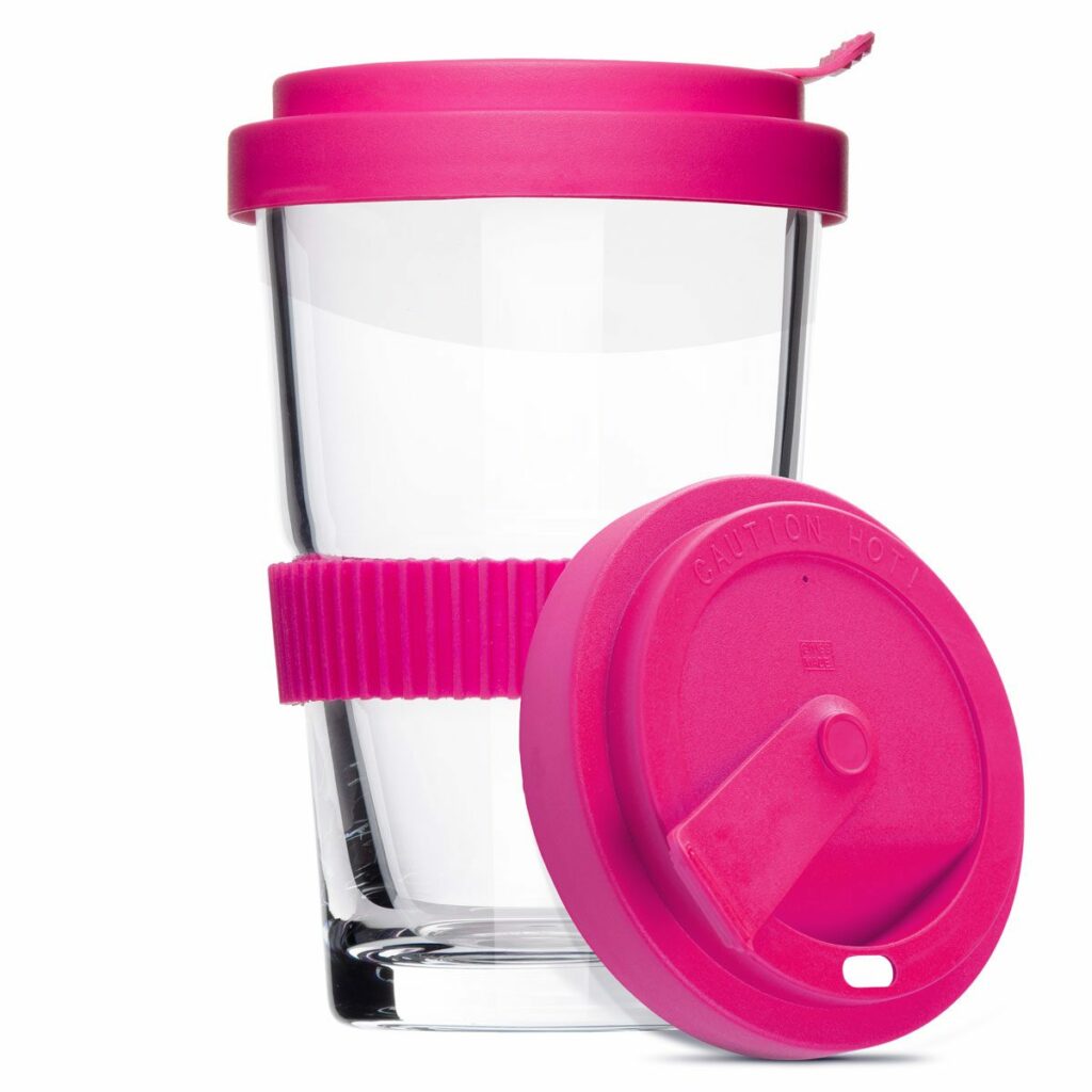 Smoothie to Go Becher mit Deckel - Form 361 zum bedrucken