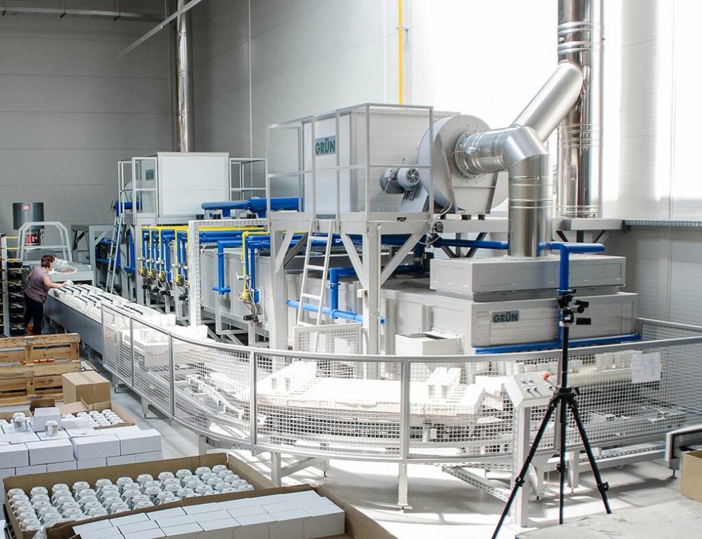 Bremmöfen und viel Technik in der Porzellan Manufaktur von Mahlwerck
