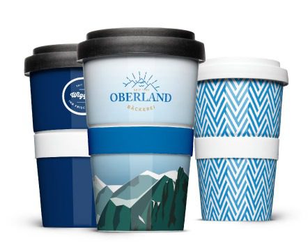 Mehrweg Coffee to Go Becher als gute Alternative aus Porzellan für Einwegbecher aus Plastik