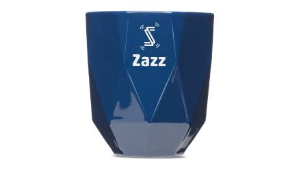 Becher im Plygon Stlye mit Hydroglasur und Gravur - Form 199