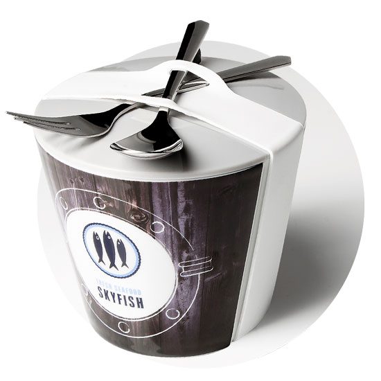 Nachhaltige Snack Bowl mit Deckel - Mehrwegbecher