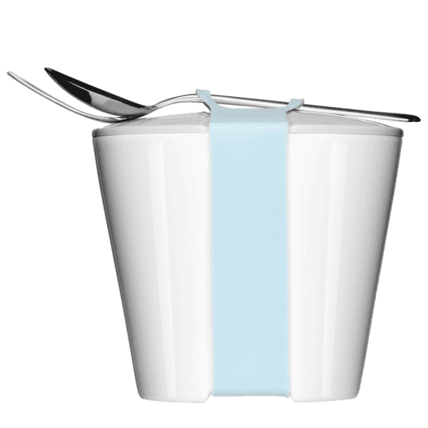 Snack2Go ist die Lunchbox aus Porzellan zum Essen aufbewahren