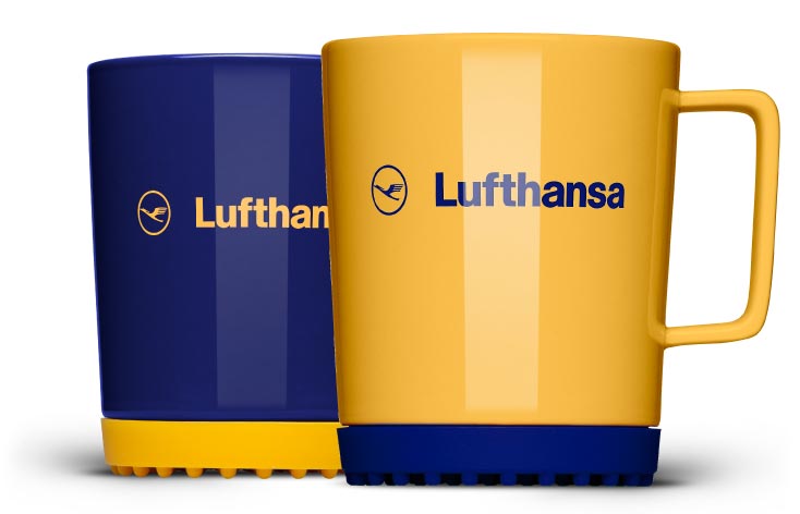 Farbige Tasse bedrucken oder gravieren. Mit der Designtasse Softpad Mug von Mahlwerck Porzellan