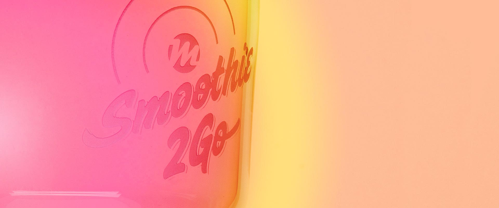 Smothie to Go mit Gravur Background Image